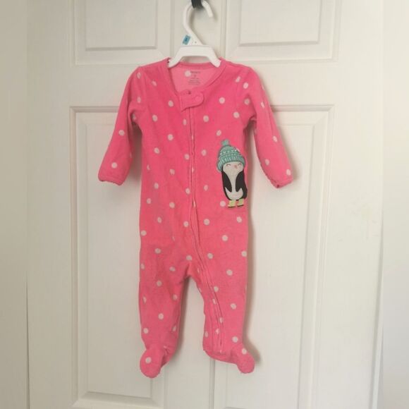 3/$15 Carter's fleece pajamas size 9 - Picture 1 of 4